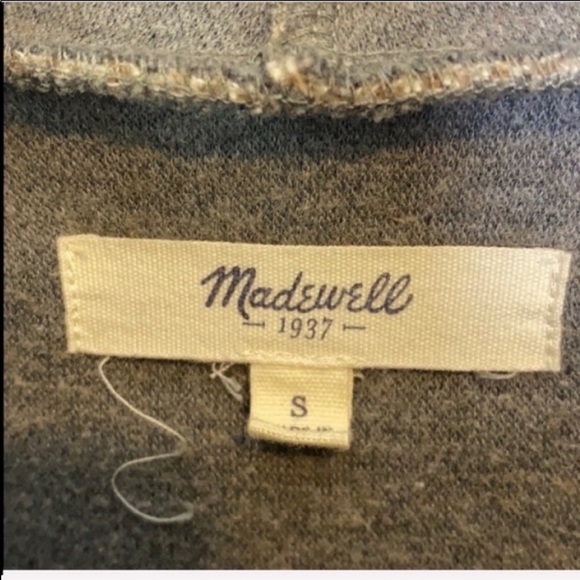 Madewell Herringbone Mock Neck Sweater Size S - Picture 10 of 10